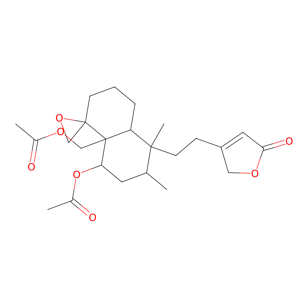 Ajugarin I molecular structure, CAS 62640-05-5