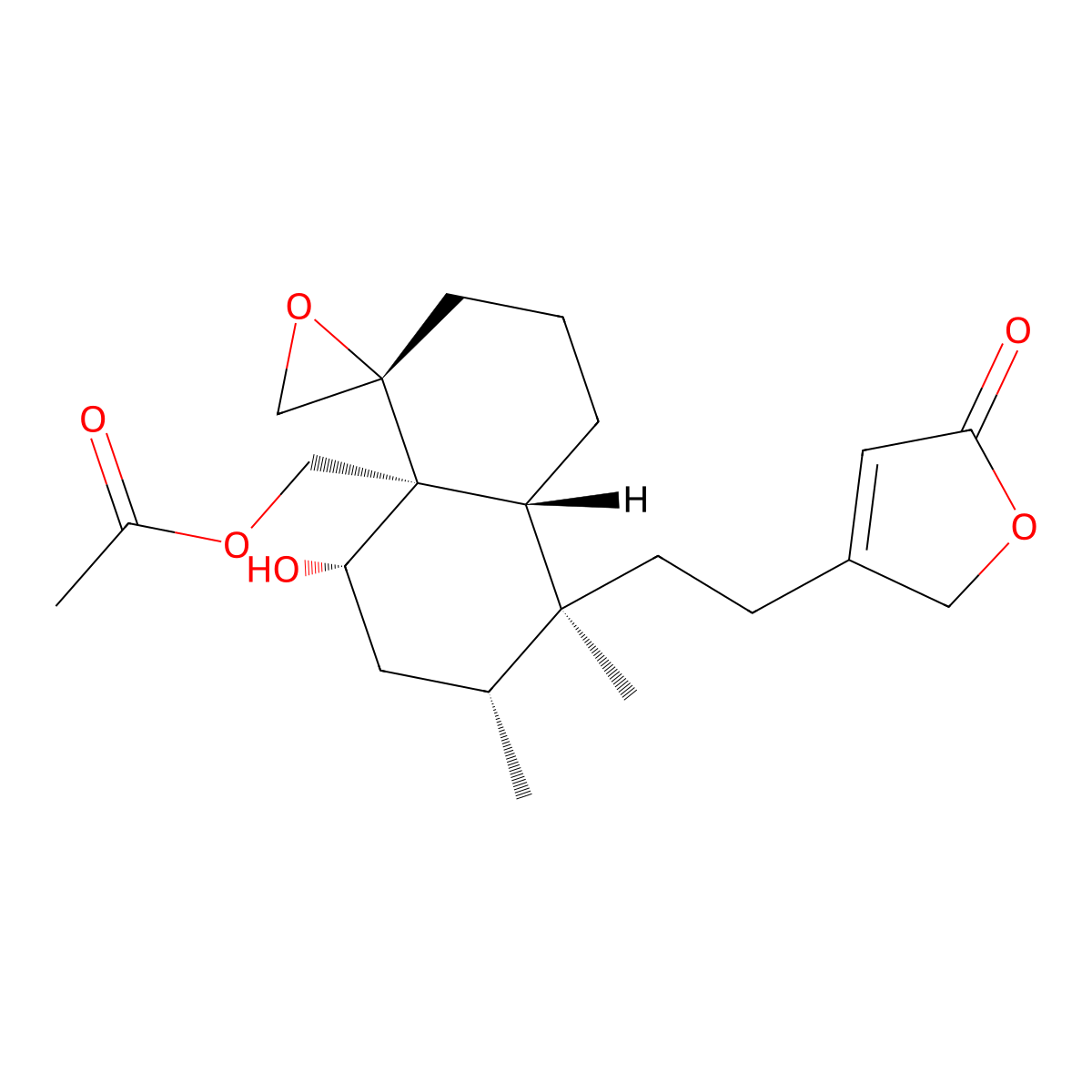 Ajugarin II molecular structure, CAS 62640-06-6