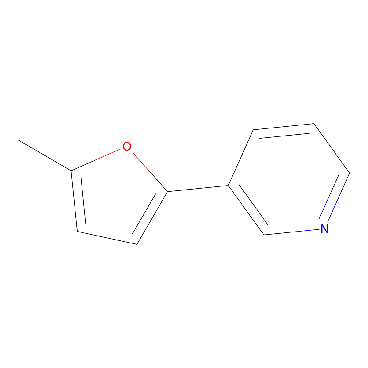 3-(5-Methylfuran-2-yl)pyridine molecular structure, CAS 62642-11-9