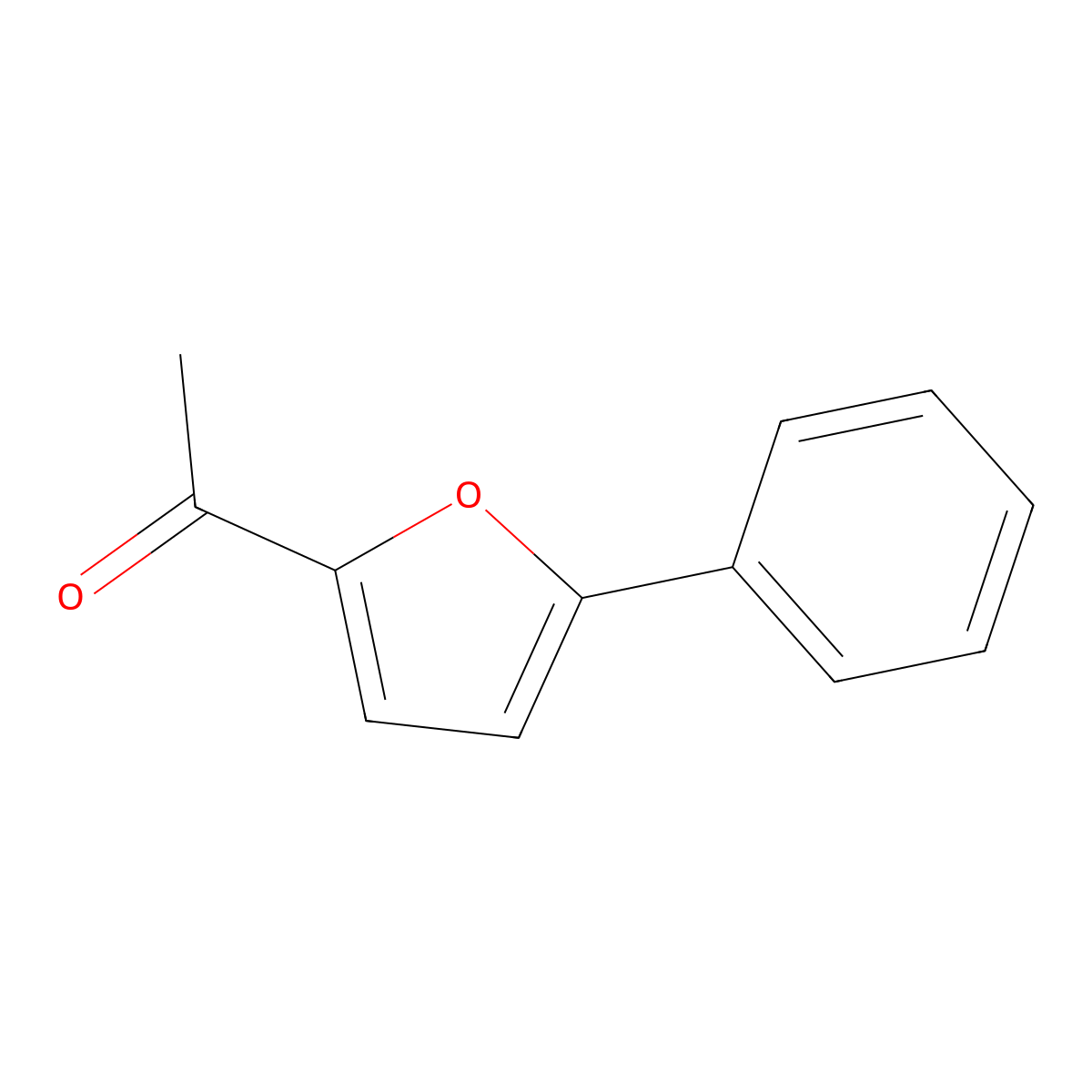 1-(5-Phenylfuran-2-yl)ethan-1-one molecular structure, CAS 62642-12-0