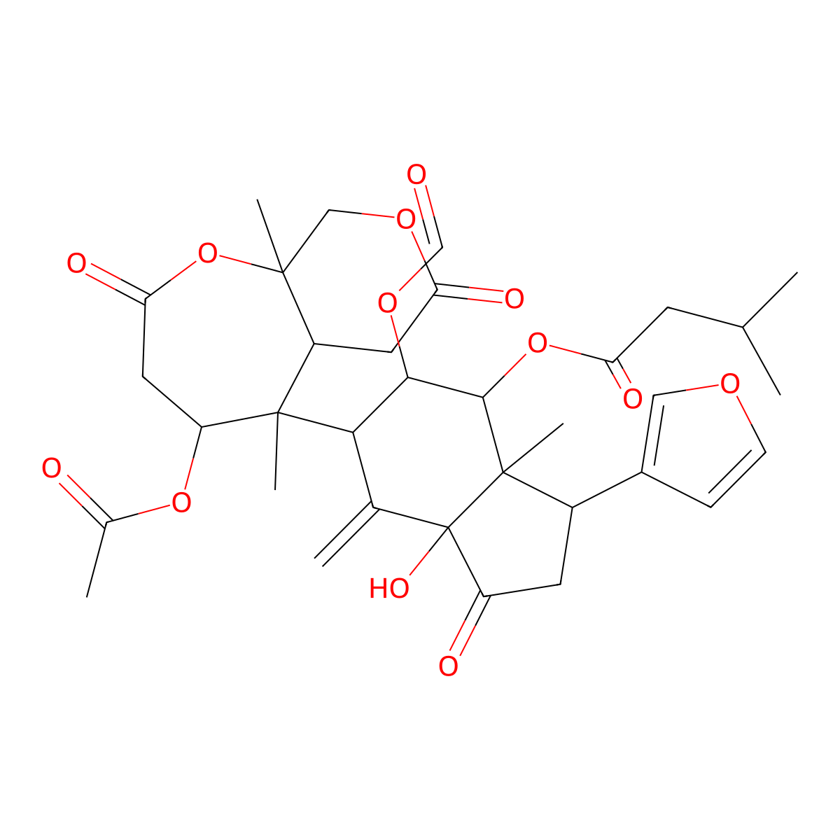Rohitukin molecular structure, CAS 62653-92-3