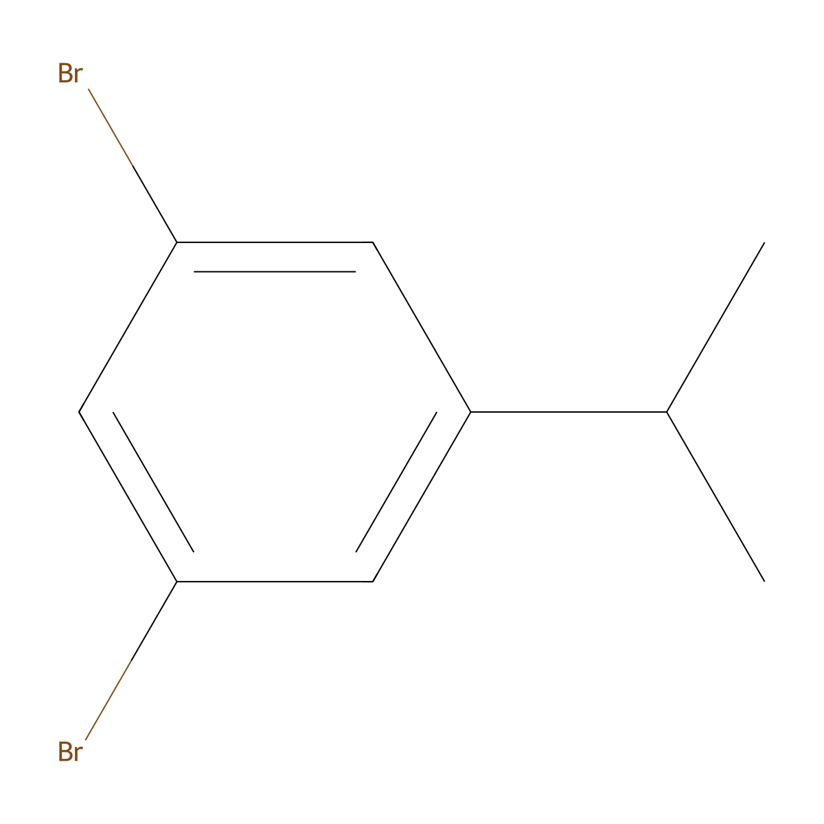 1,3-Dibromo-5-(propan-2-yl)benzene molecular structure, CAS 62655-20-3