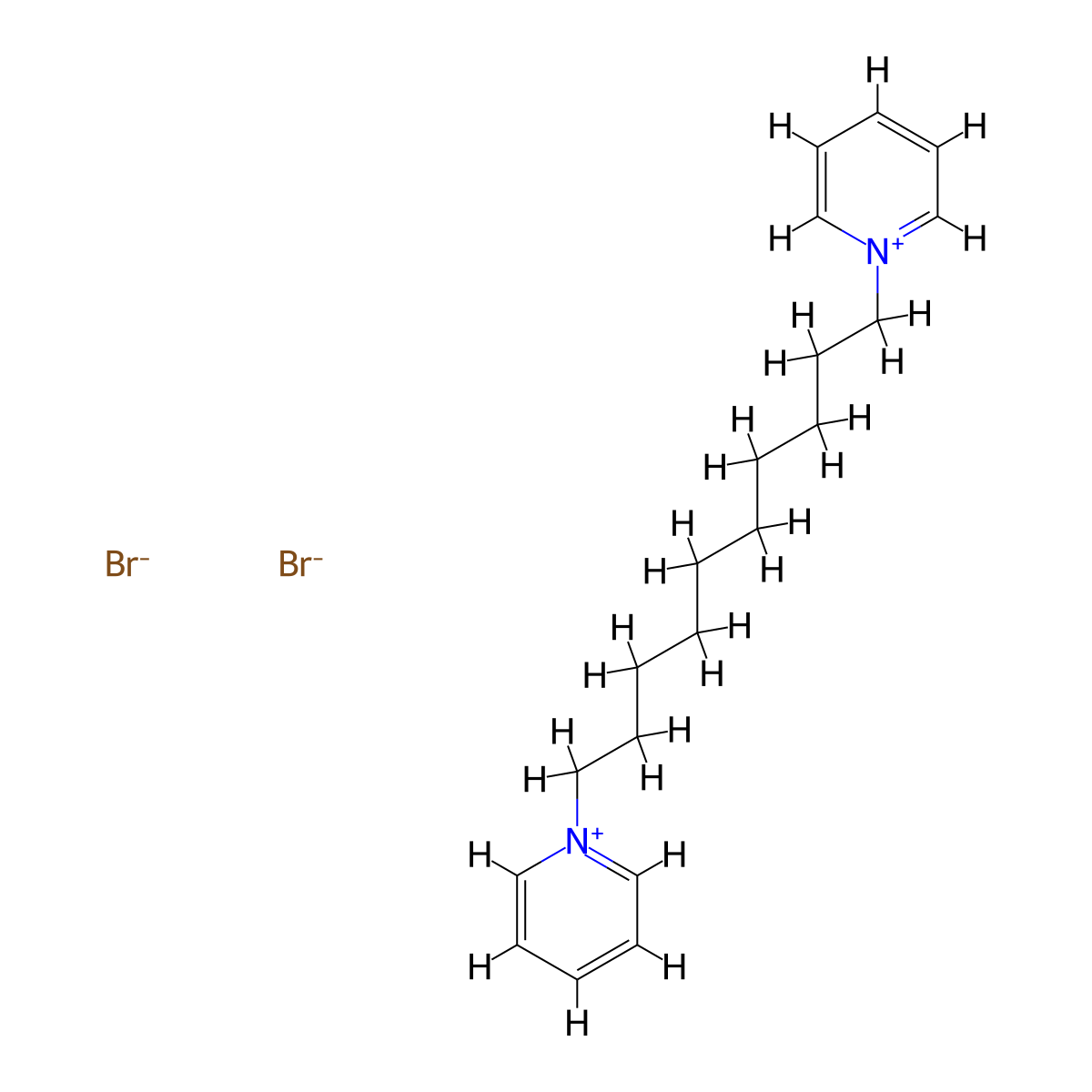 1,10-Bis(pyridinium)-decane dibromide molecular structure, CAS 6266-40-6