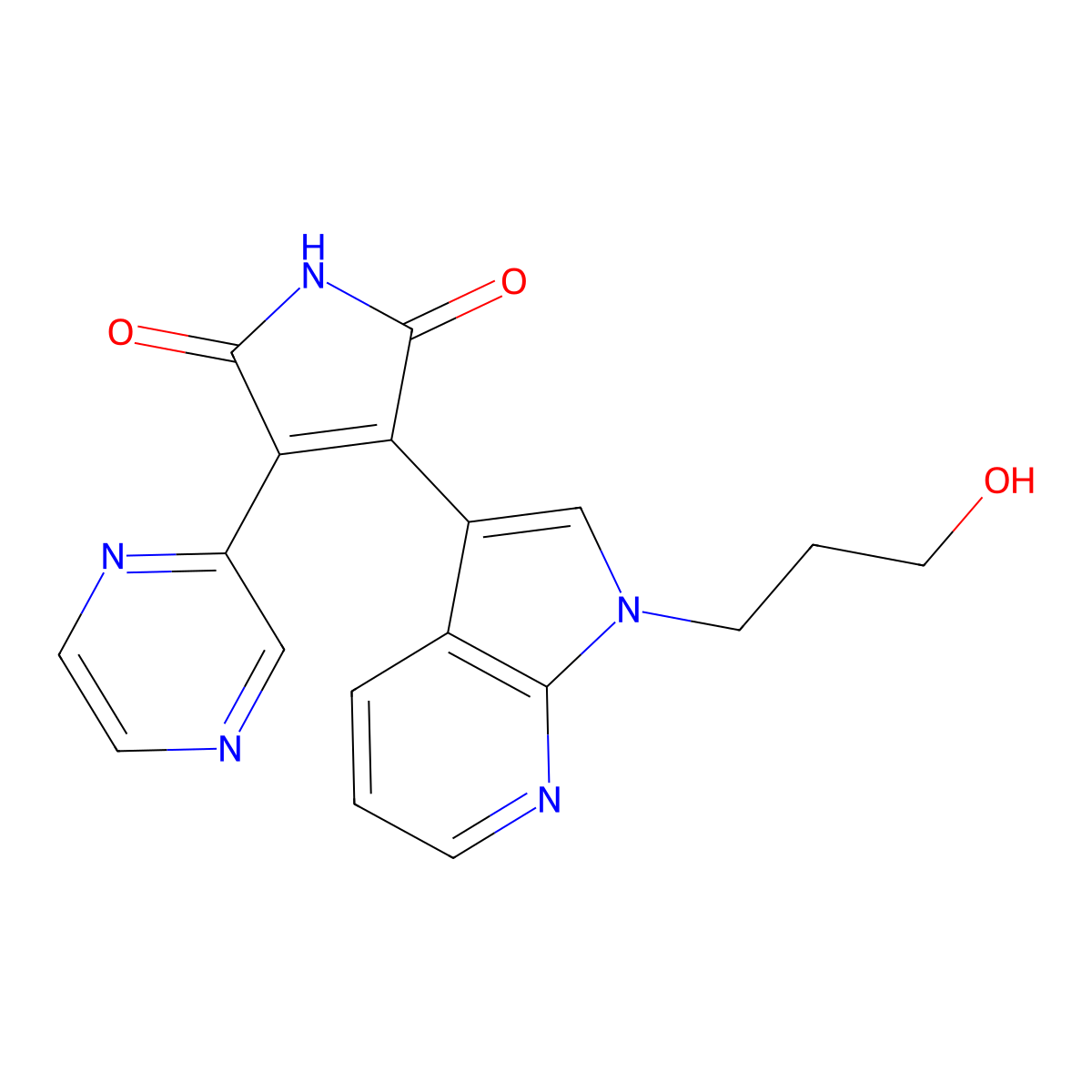 GSK-3beta Inhibitor XI molecular structure, CAS 626604-39-5