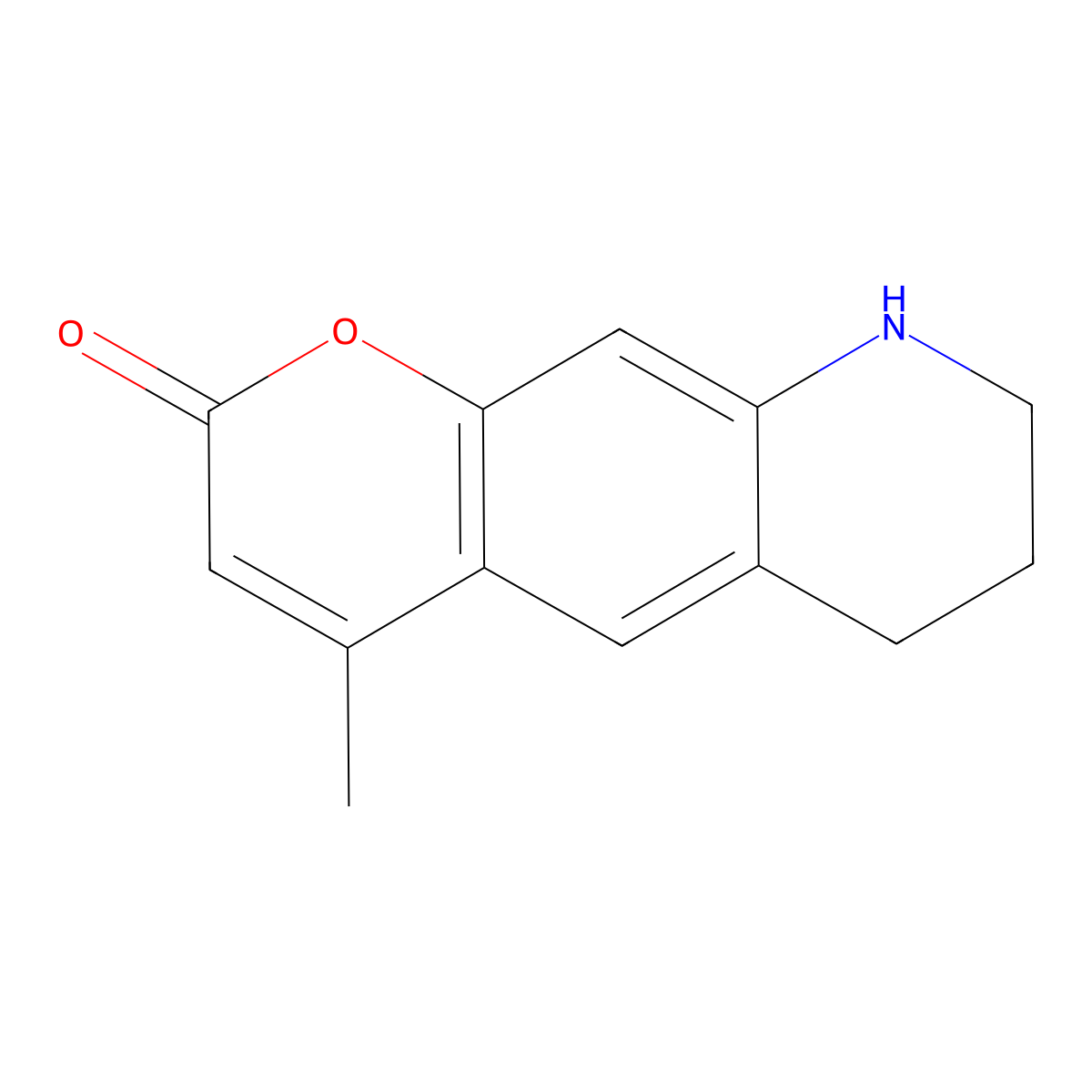2H-Pyrano[3,2-g]quinolin-2-one, 6,7,8,9-tetrahydro-4-methyl- molecular structure, CAS 62669-73-2