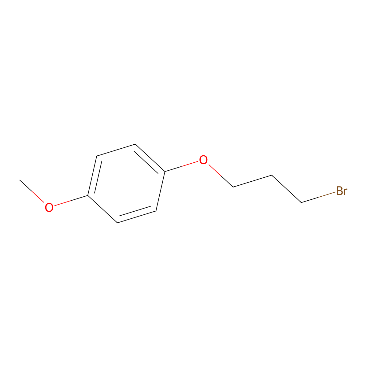 1-(3-Bromopropoxy)-4-methoxybenzene molecular structure, CAS 6267-37-4