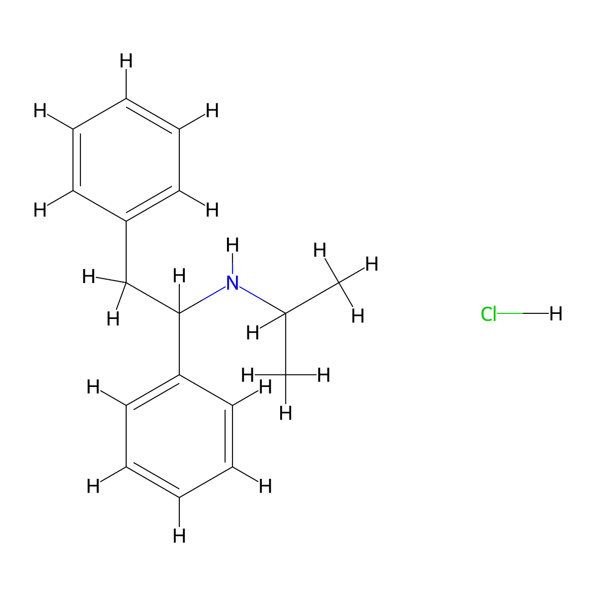 Npdpa hydrochloride molecular structure, CAS 6267-56-7
