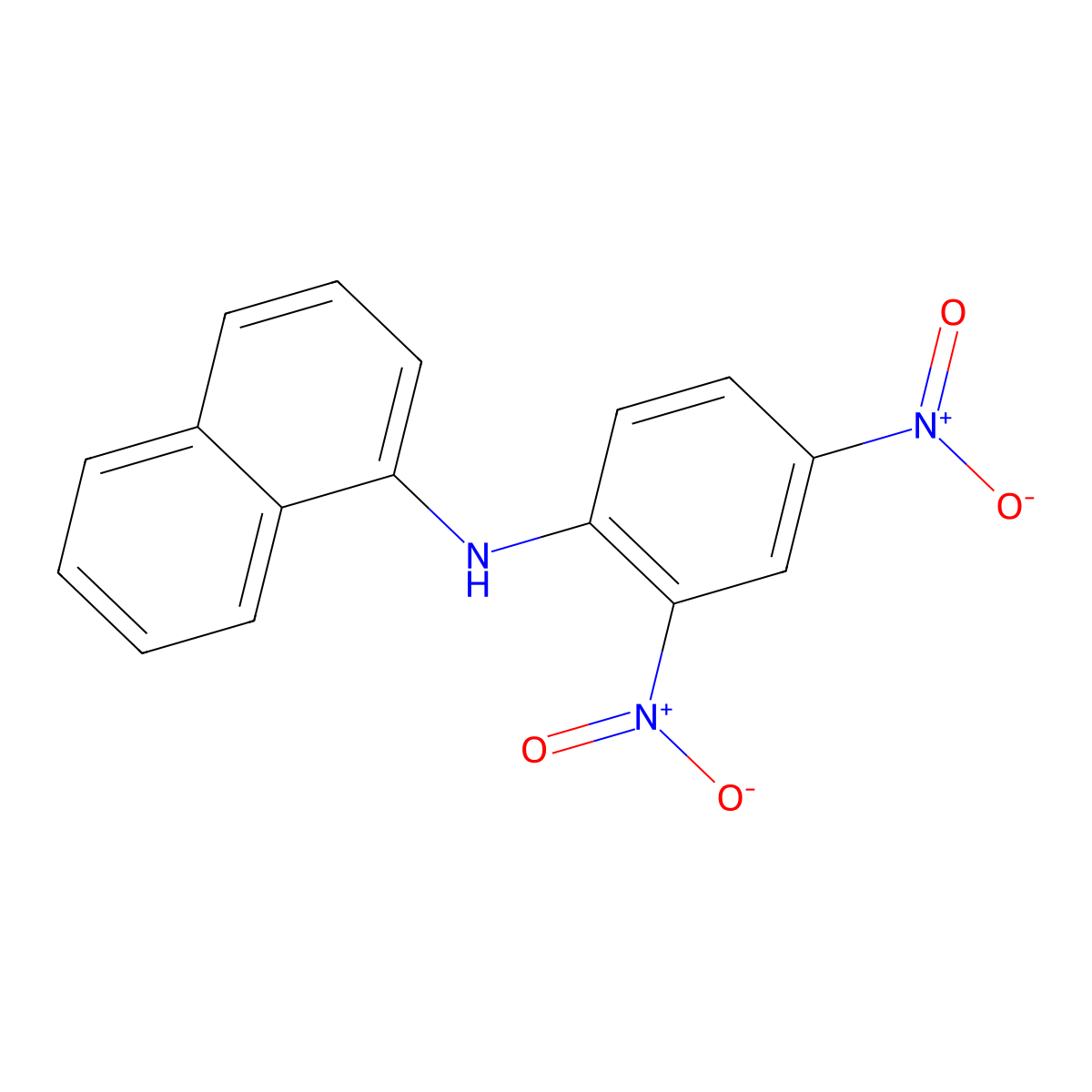 N-(2,4-Dinitrophenyl)-1-naphthalenamine molecular structure, CAS 6267-99-8