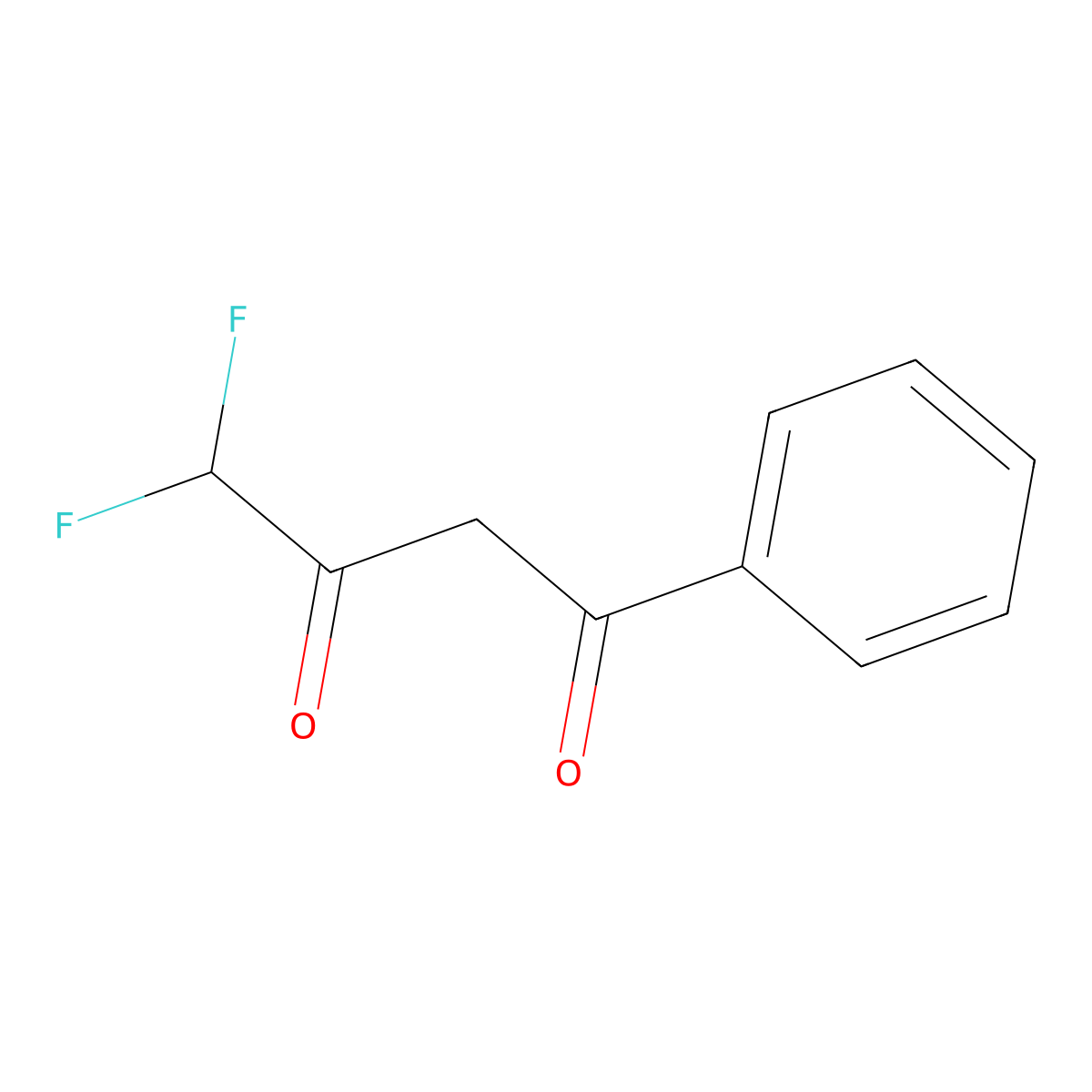 4,4-Difluoro-1-phenylbutane-1,3-dione molecular structure, CAS 62679-61-2