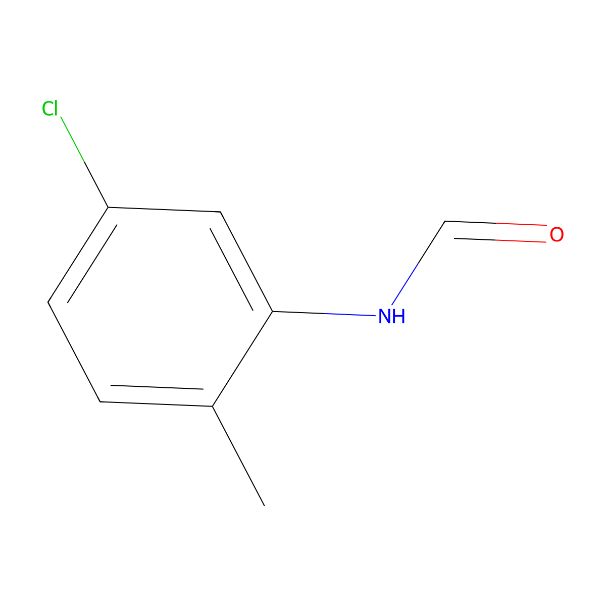 n-(5-Chloro-2-methylphenyl)formamide molecular structure, CAS 6268-65-1