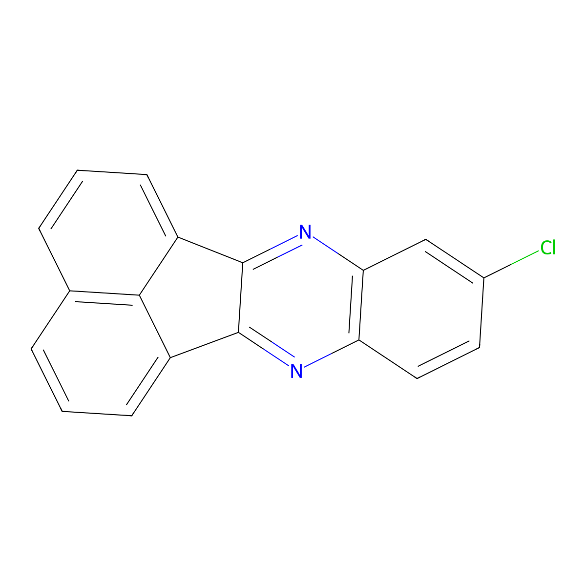 9-Chloroacenaphtho[1,2-b]quinoxaline molecular structure, CAS 62686-20-8