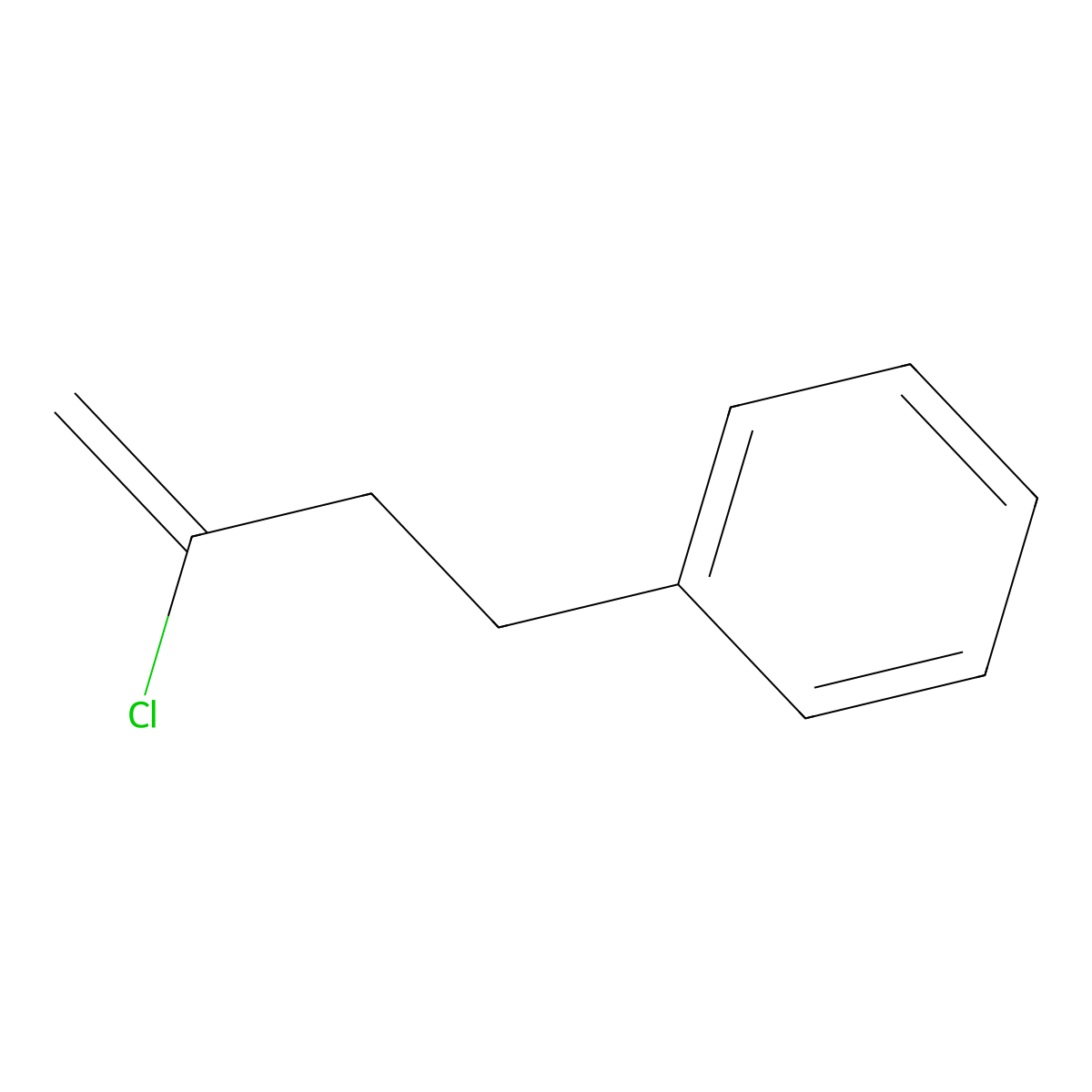 (3-Chlorobut-3-en-1-yl)benzene molecular structure, CAS 62692-39-1