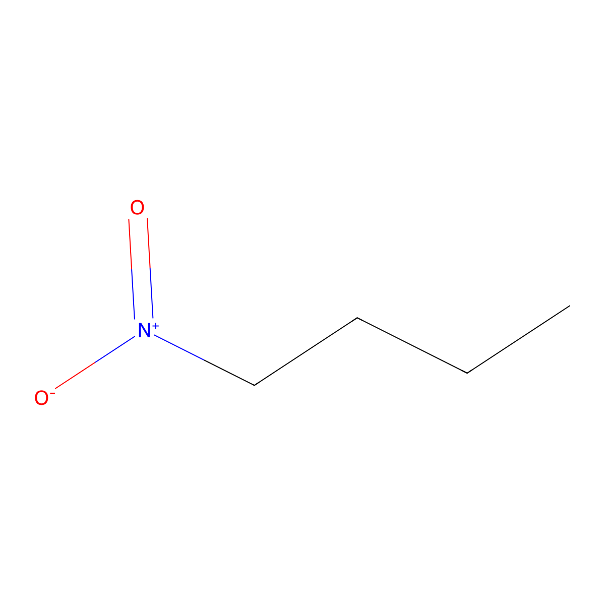 1-Nitrobutane molecular structure, CAS 627-05-4