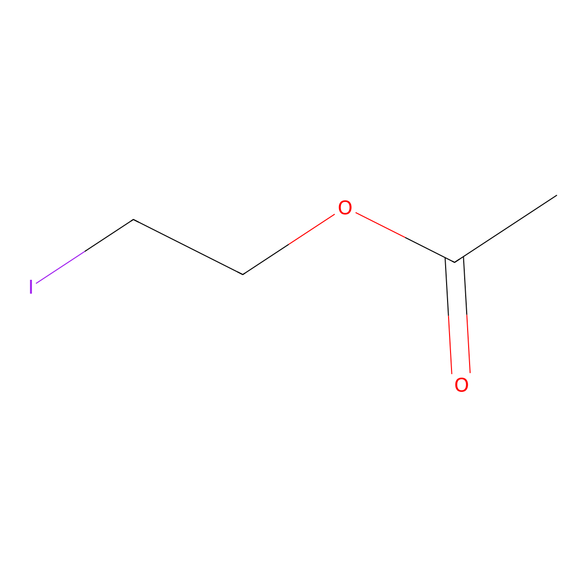 2-Iodoethyl acetate molecular structure, CAS 627-10-1