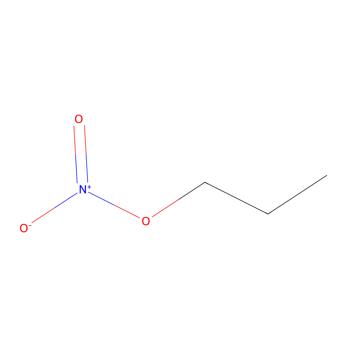 n-PROPYL NITRATE molecular structure, CAS 627-13-4