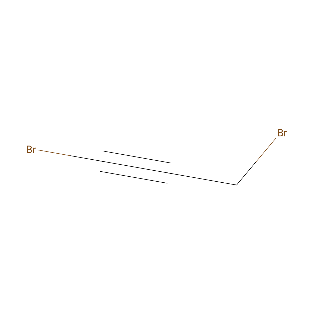 1,3-Dibromoprop-1-yne molecular structure, CAS 627-16-7