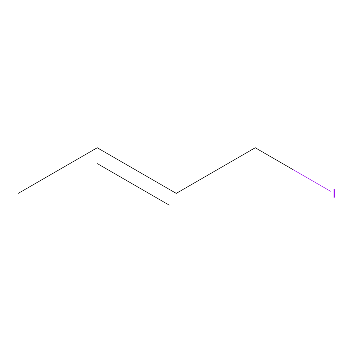 1-Iodo-2-butene molecular structure, CAS 627-24-7
