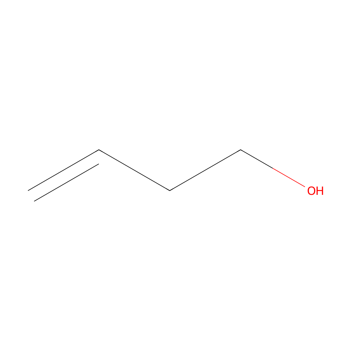 3-Buten-1-ol molecular structure, CAS 627-27-0