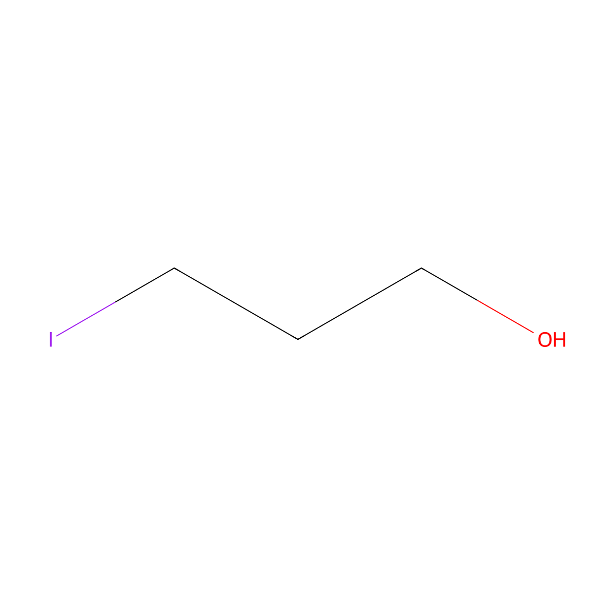 3-Iodo-1-propanol molecular structure, CAS 627-32-7
