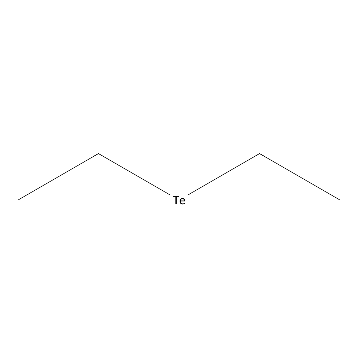 1,1'-Tellurobis(ethane) molecular structure, CAS 627-54-3