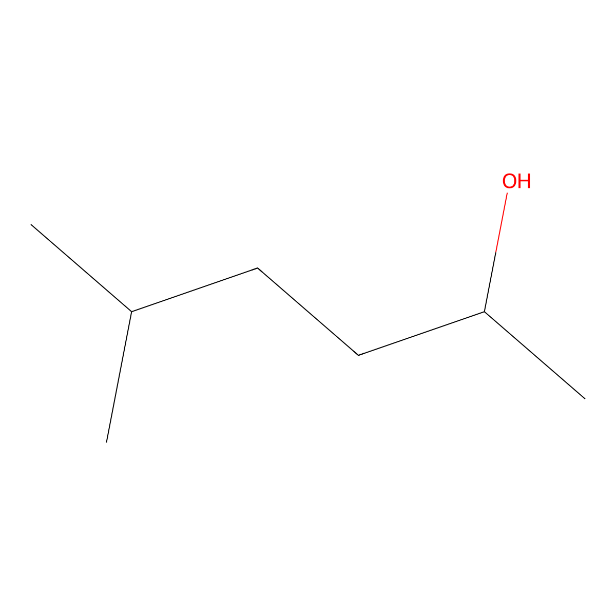 5-Methyl-2-hexanol molecular structure, CAS 627-59-8