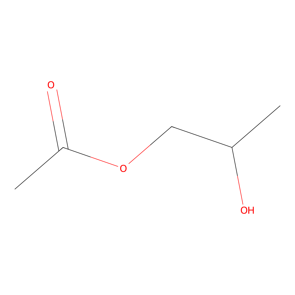1-Acetoxy-2-propanol molecular structure, CAS 627-69-0