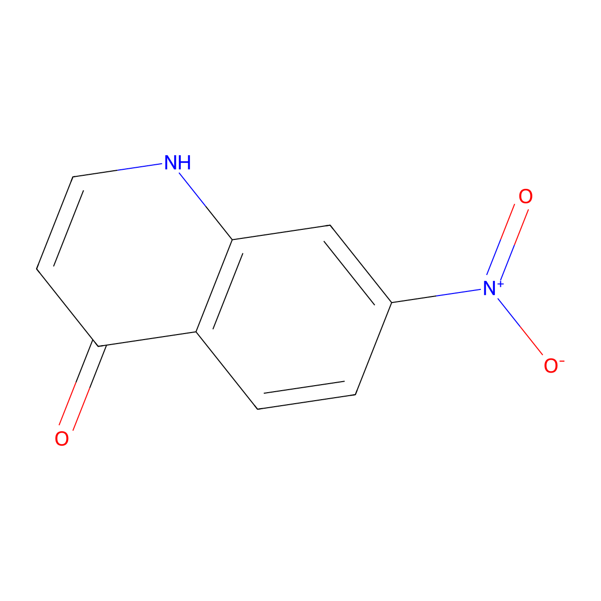 7-Nitroquinolin-4-ol molecular structure, CAS 6270-14-0