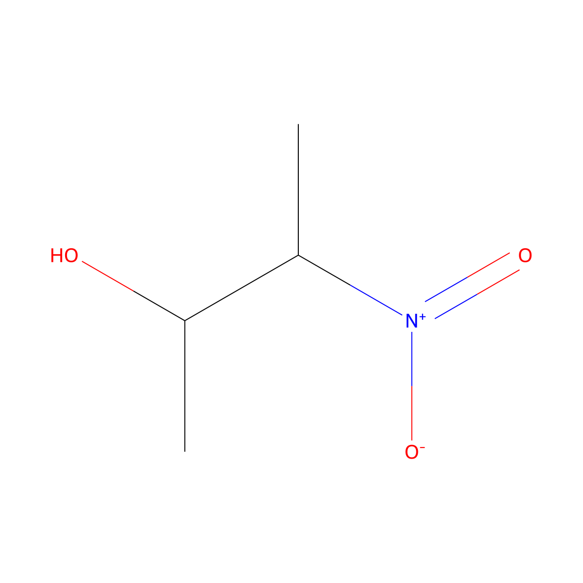 3-Nitro-2-butanol molecular structure, CAS 6270-16-2