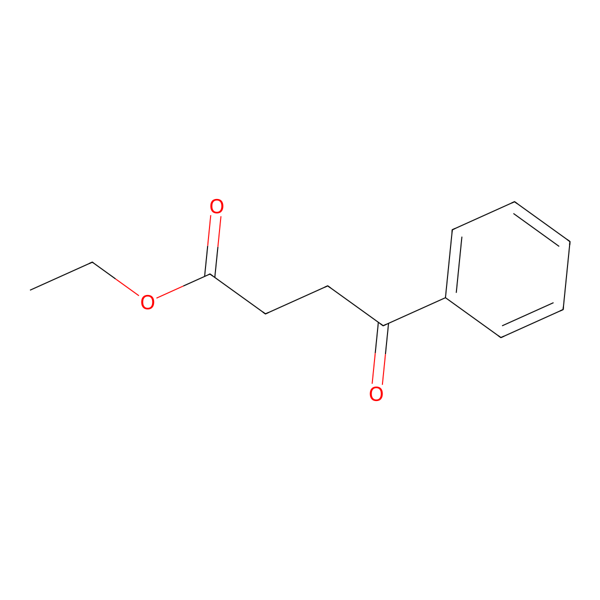 Ethyl 4-oxo-4-phenylbutyrate molecular structure, CAS 6270-17-3