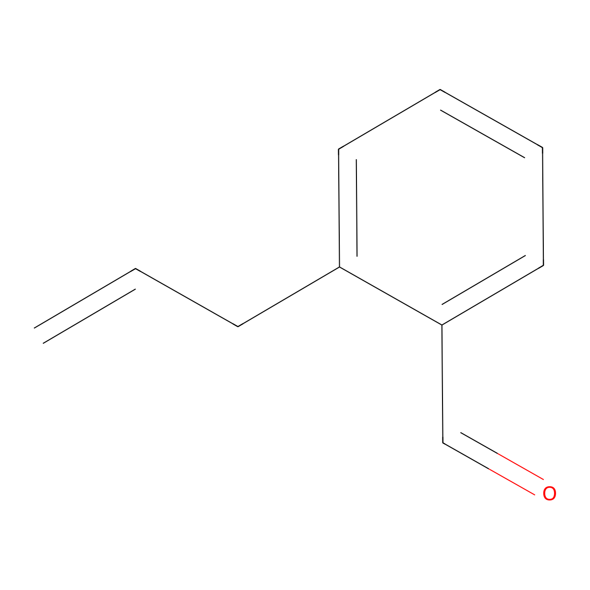 2-(Prop-2-en-1-yl)benzaldehyde molecular structure, CAS 62708-42-3
