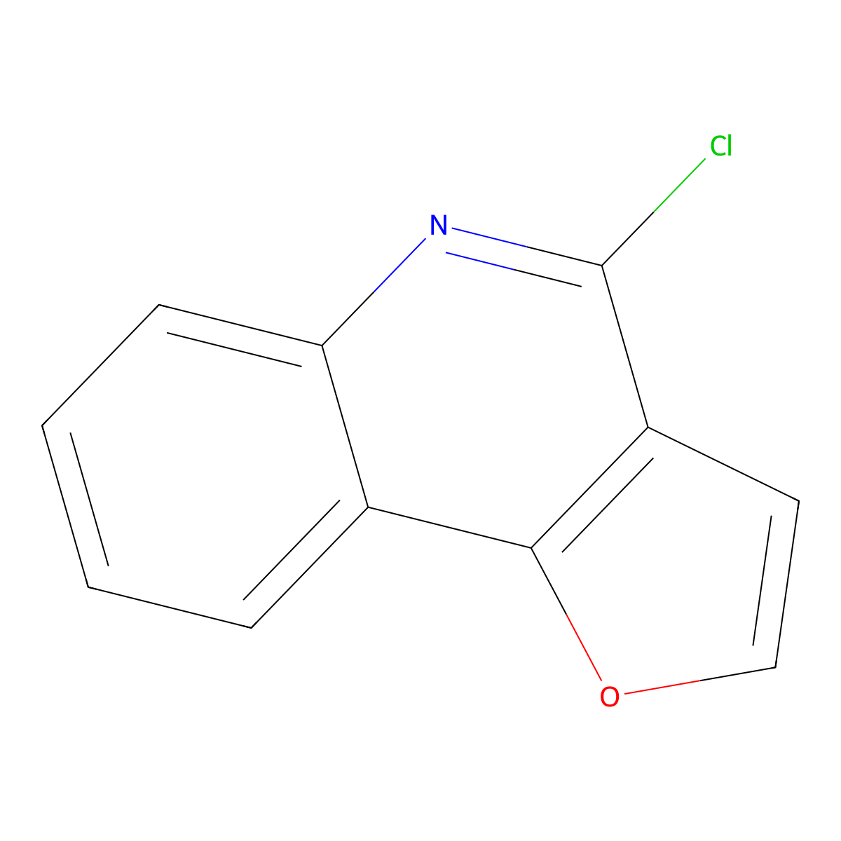 4-Chlorofuro[3,2-C]quinoline molecular structure, CAS 627086-17-3