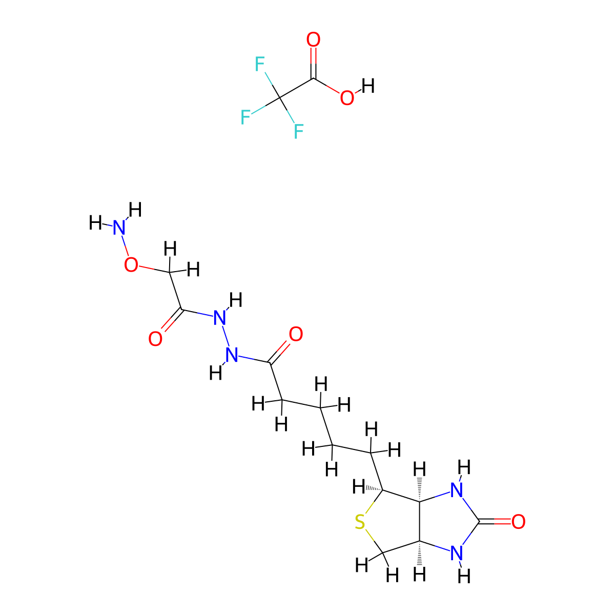 Aldehyde Reactive Probe (trifluoroacetate salt) molecular structure, CAS 627090-10-2