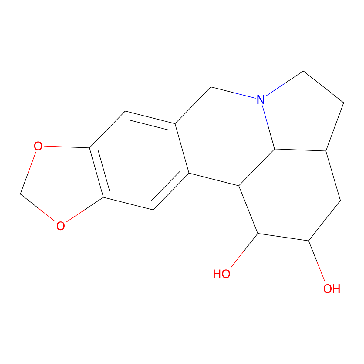 Dihydrolycorine molecular structure, CAS 6271-21-2