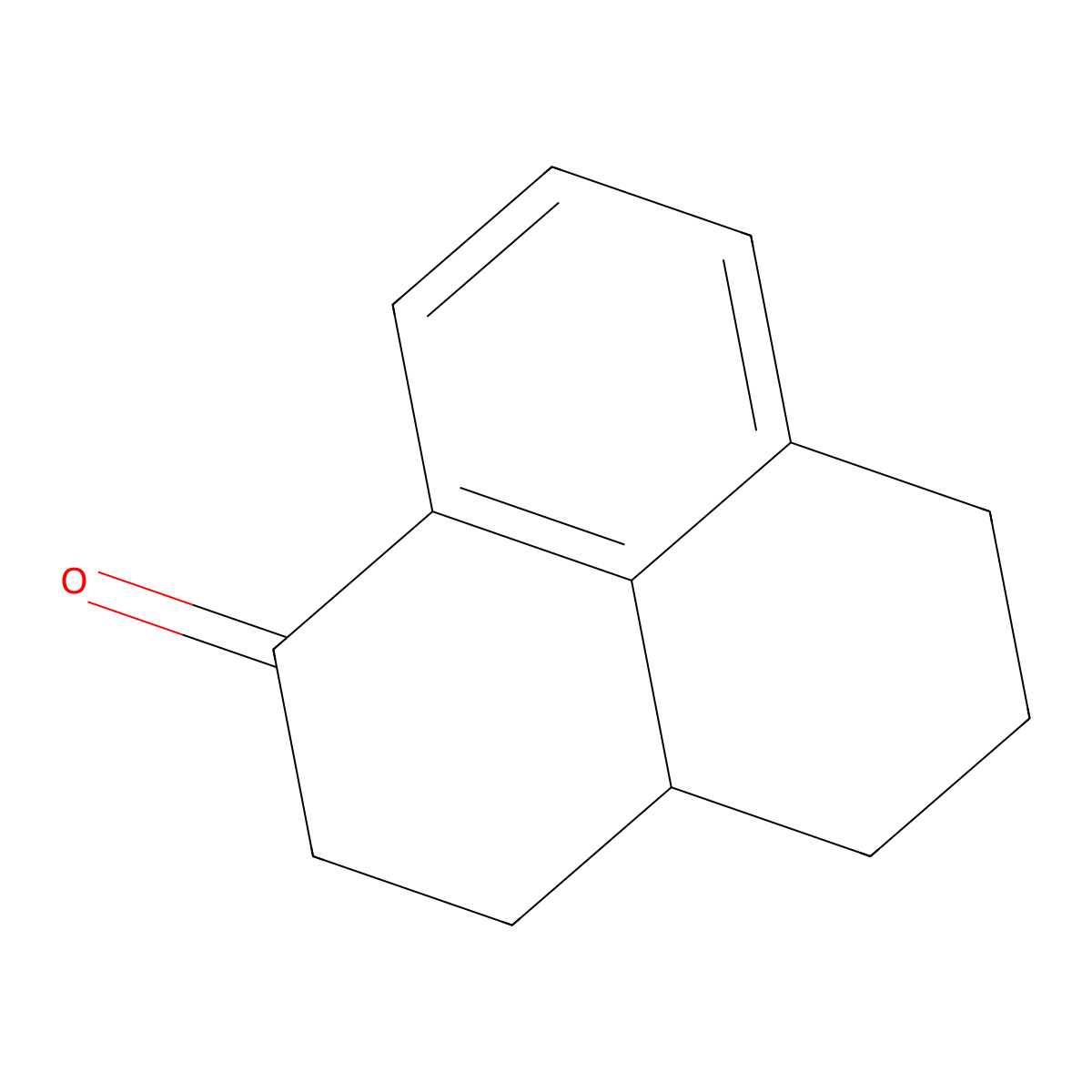 2,3,3a,4,5,6-Hexahydro-phenalene-1-one molecular structure, CAS 62715-22-4