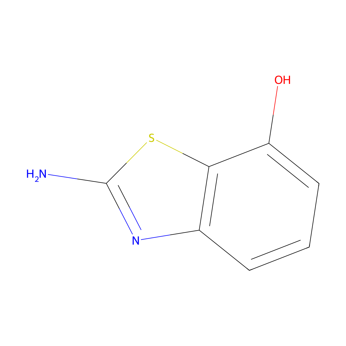 2-Amino-1,3-benzothiazol-7-ol molecular structure, CAS 62715-76-8
