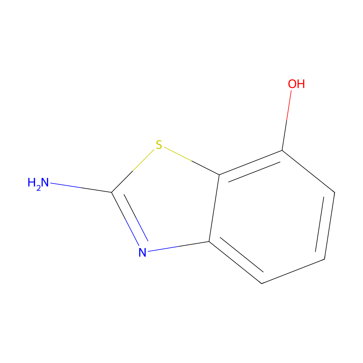2-Amino-1,3-benzothiazol-7-ol molecular structure, CAS 62715-76-8