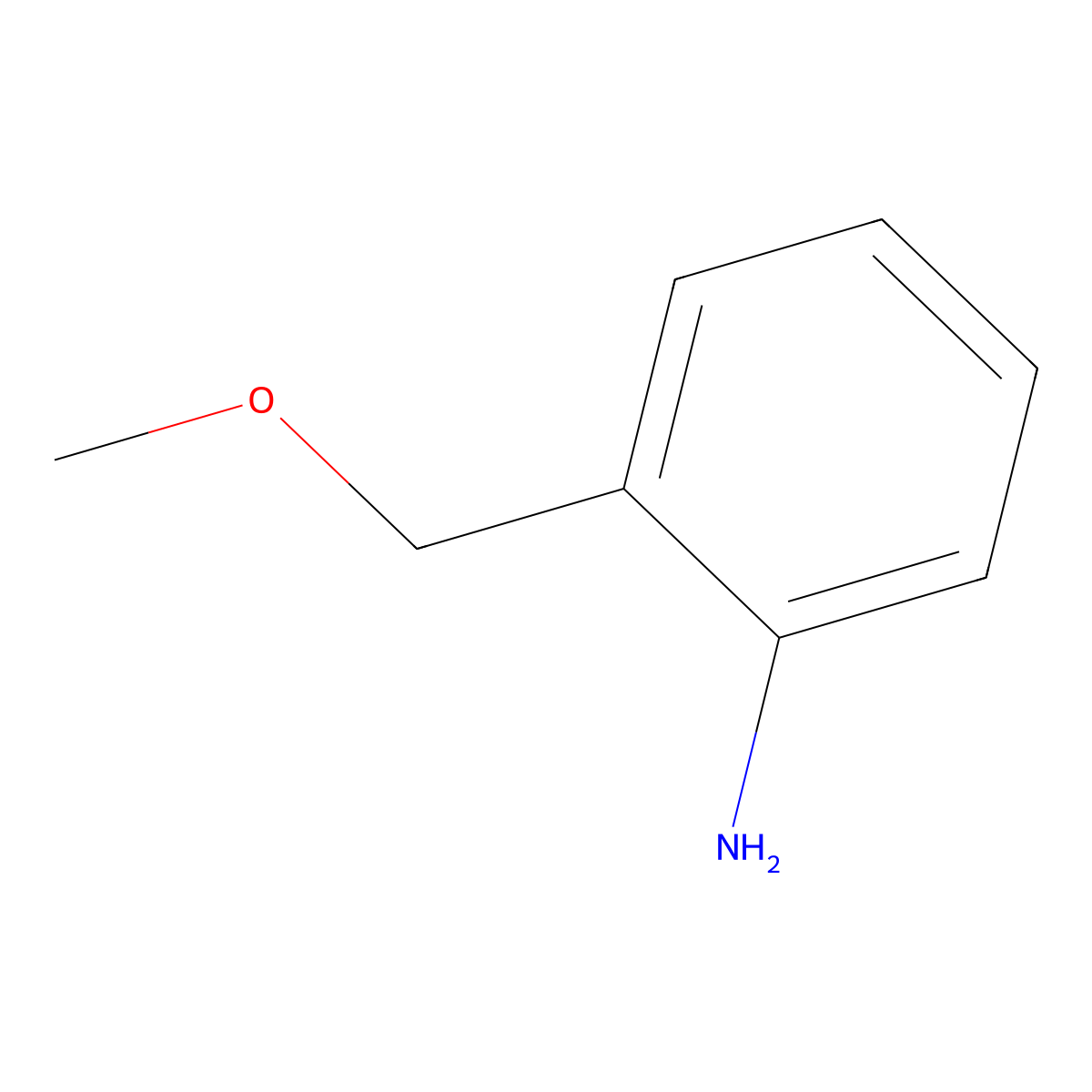 2-(Methoxymethyl)aniline molecular structure, CAS 62723-78-8