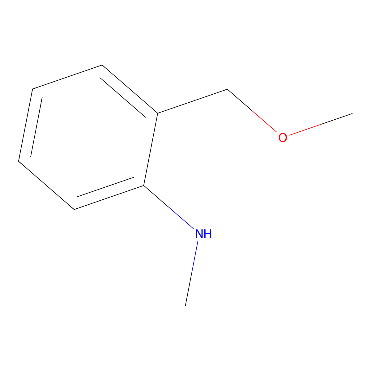 2-(Methoxymethyl)-N-methylaniline molecular structure, CAS 62723-79-9