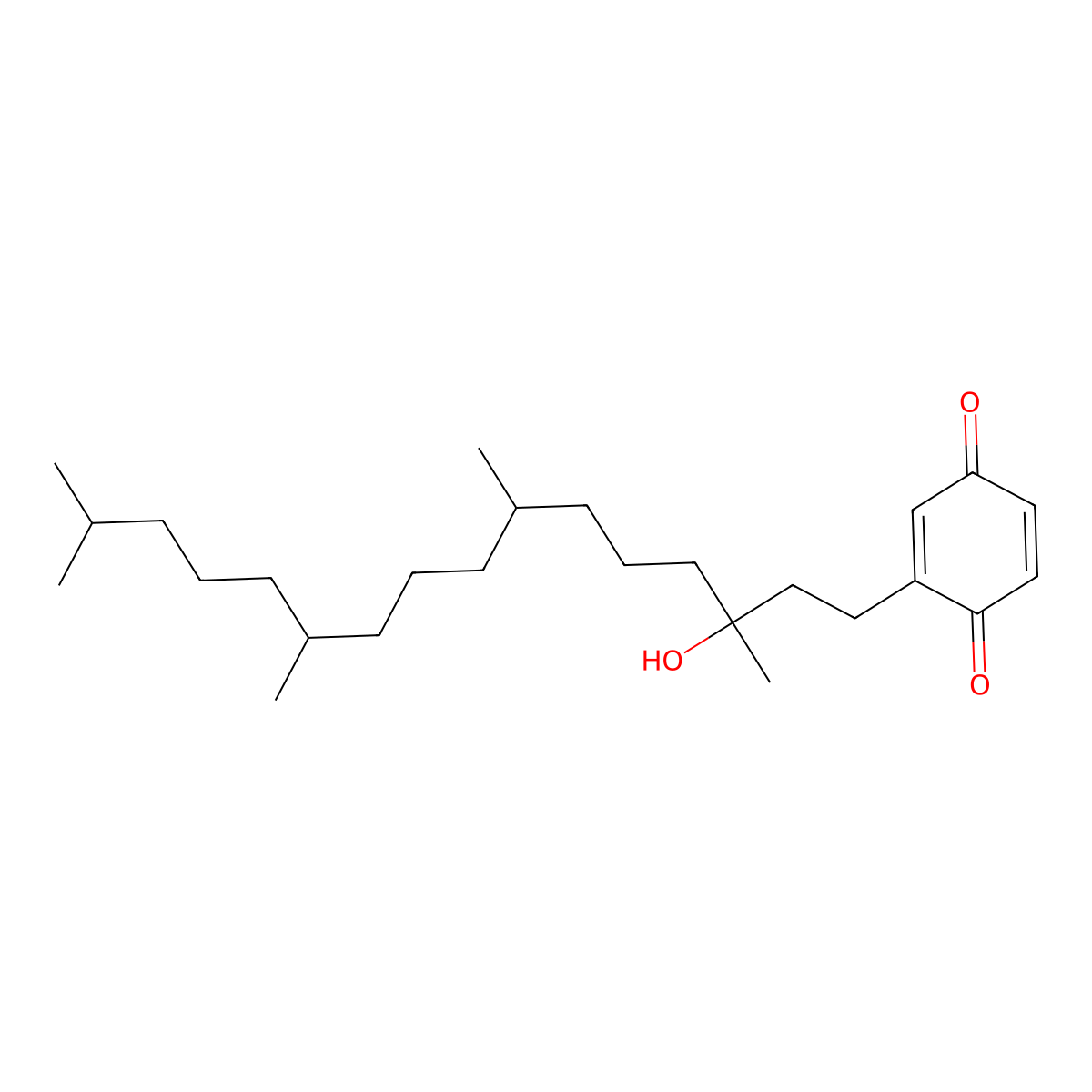 Alpha-Tocopherol Quinone molecular structure, CAS 62726-91-4