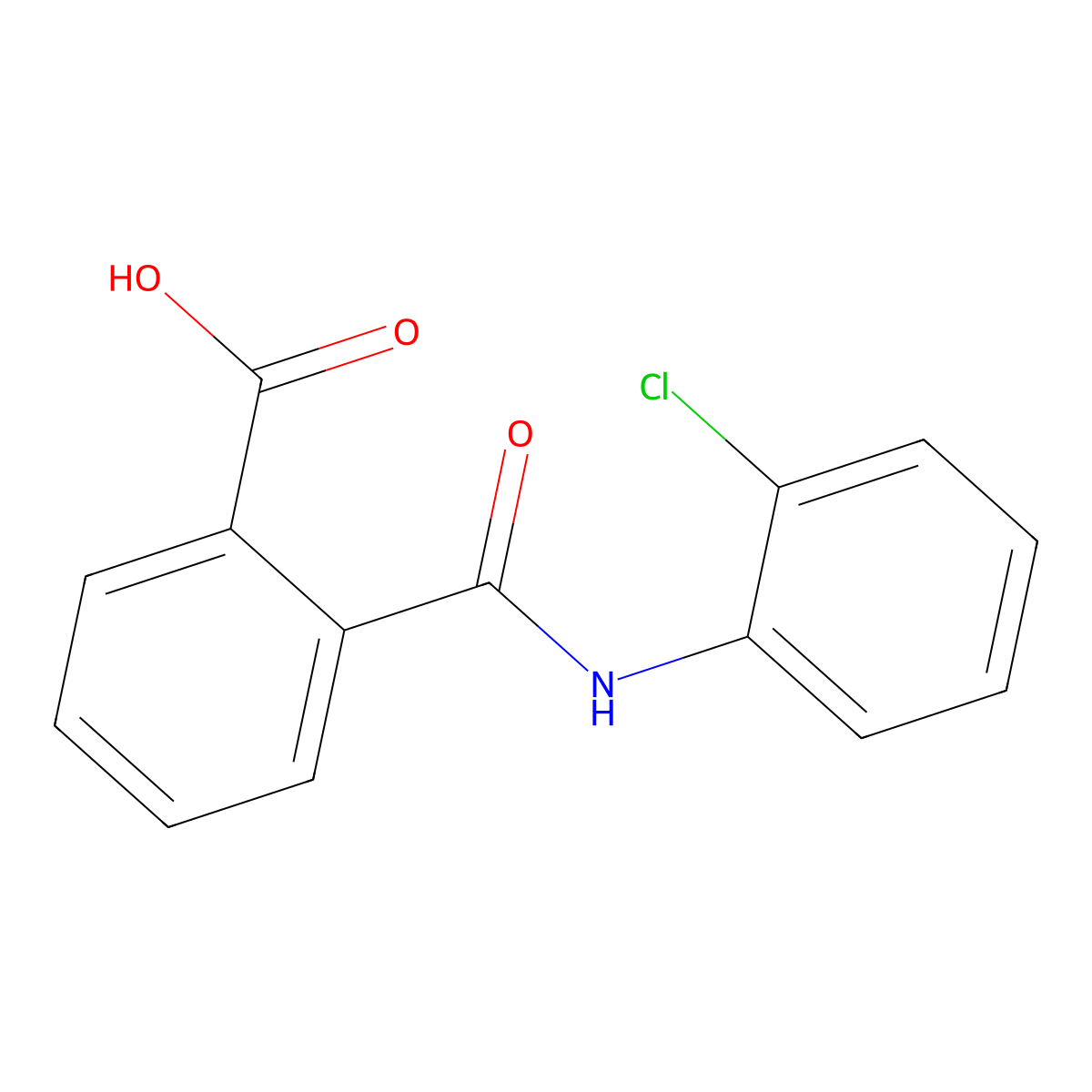 2'-Chlorophthalanilic acid molecular structure, CAS 6273-12-7