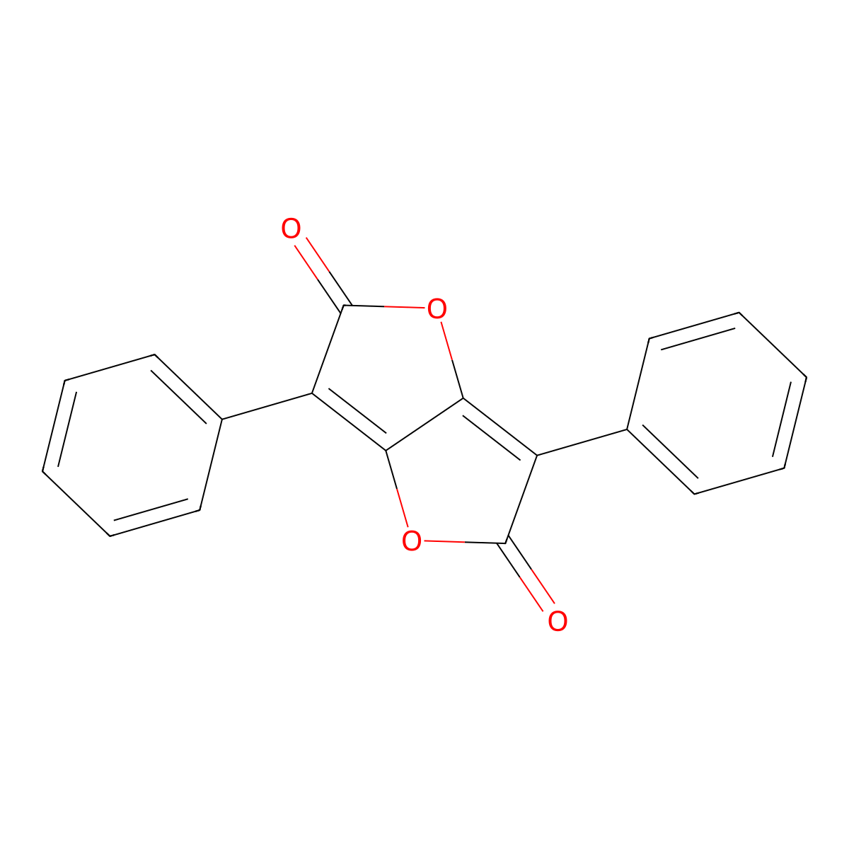 Pulvinic acid dilactone molecular structure, CAS 6273-79-6