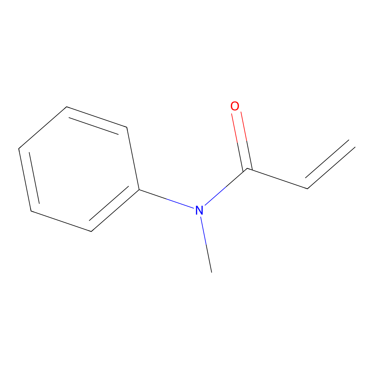 N-Methyl-N-phenylprop-2-enamide molecular structure, CAS 6273-94-5