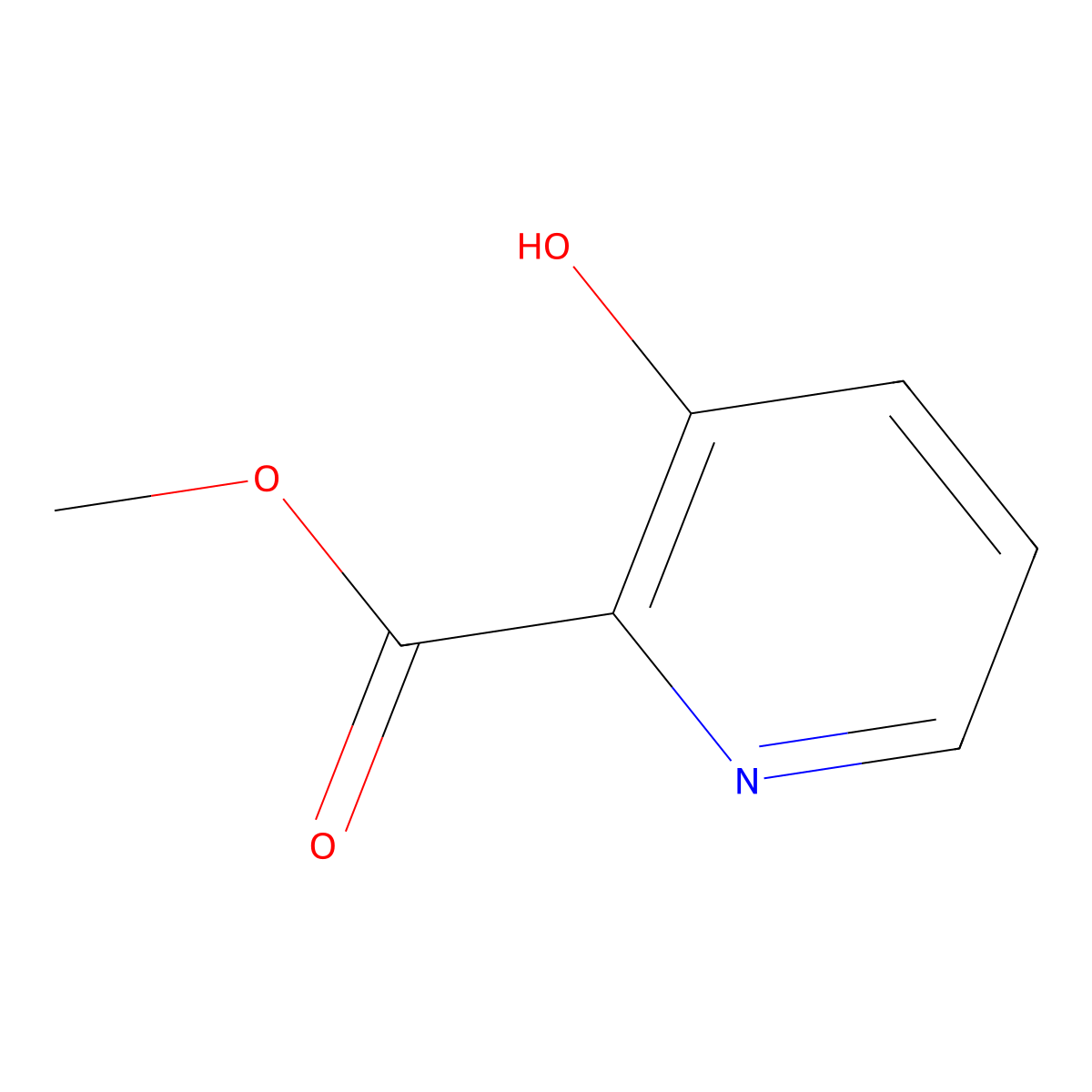 Methyl 3-Hydroxy-2-pyridinecarboxylate molecular structure, CAS 62733-99-7