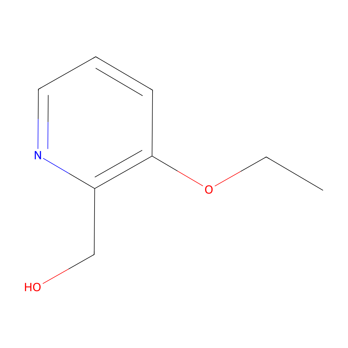 (3-Ethoxypyridin-2-yl)methanol molecular structure, CAS 62734-03-6