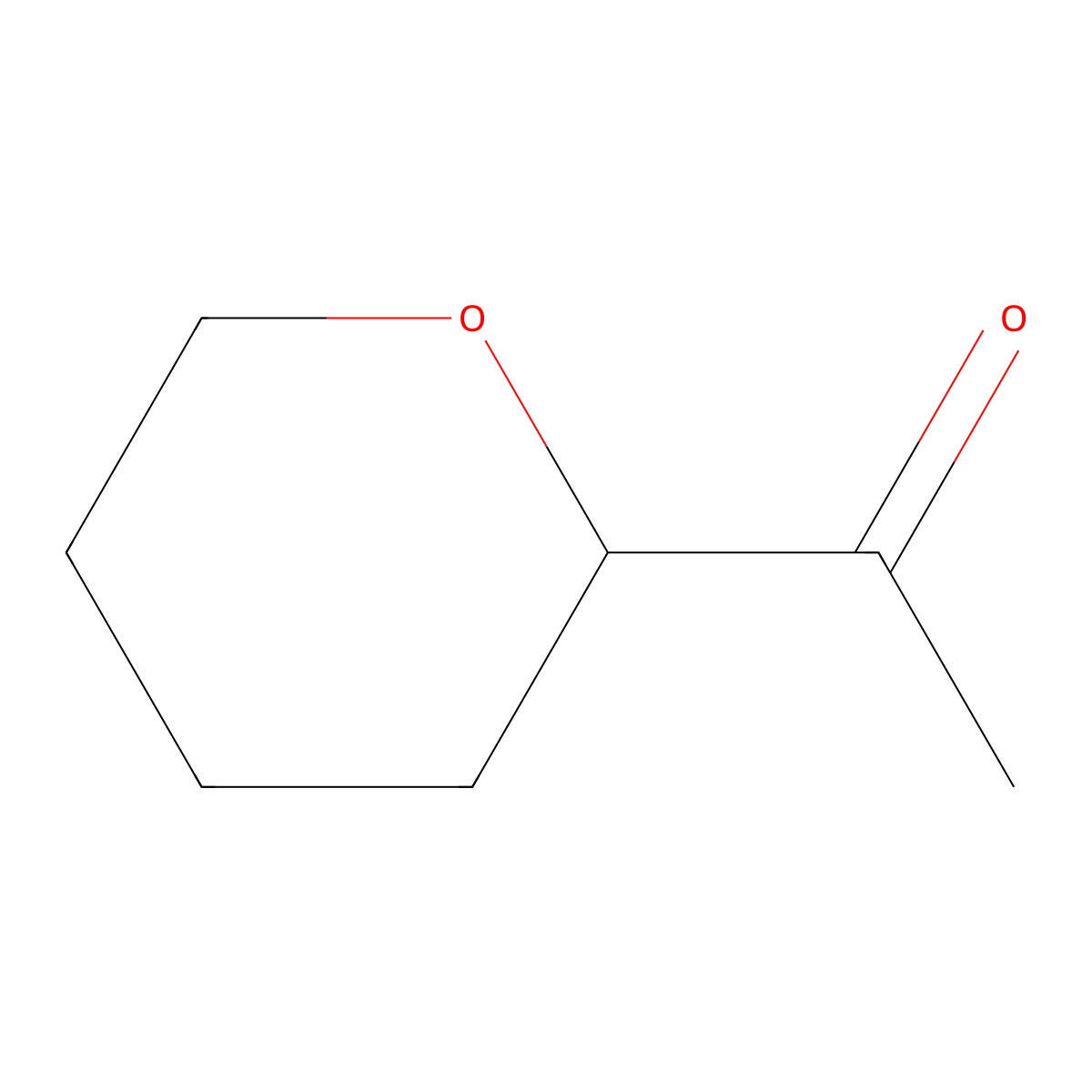 1-(Oxan-2-yl)ethan-1-one molecular structure, CAS 62737-48-8
