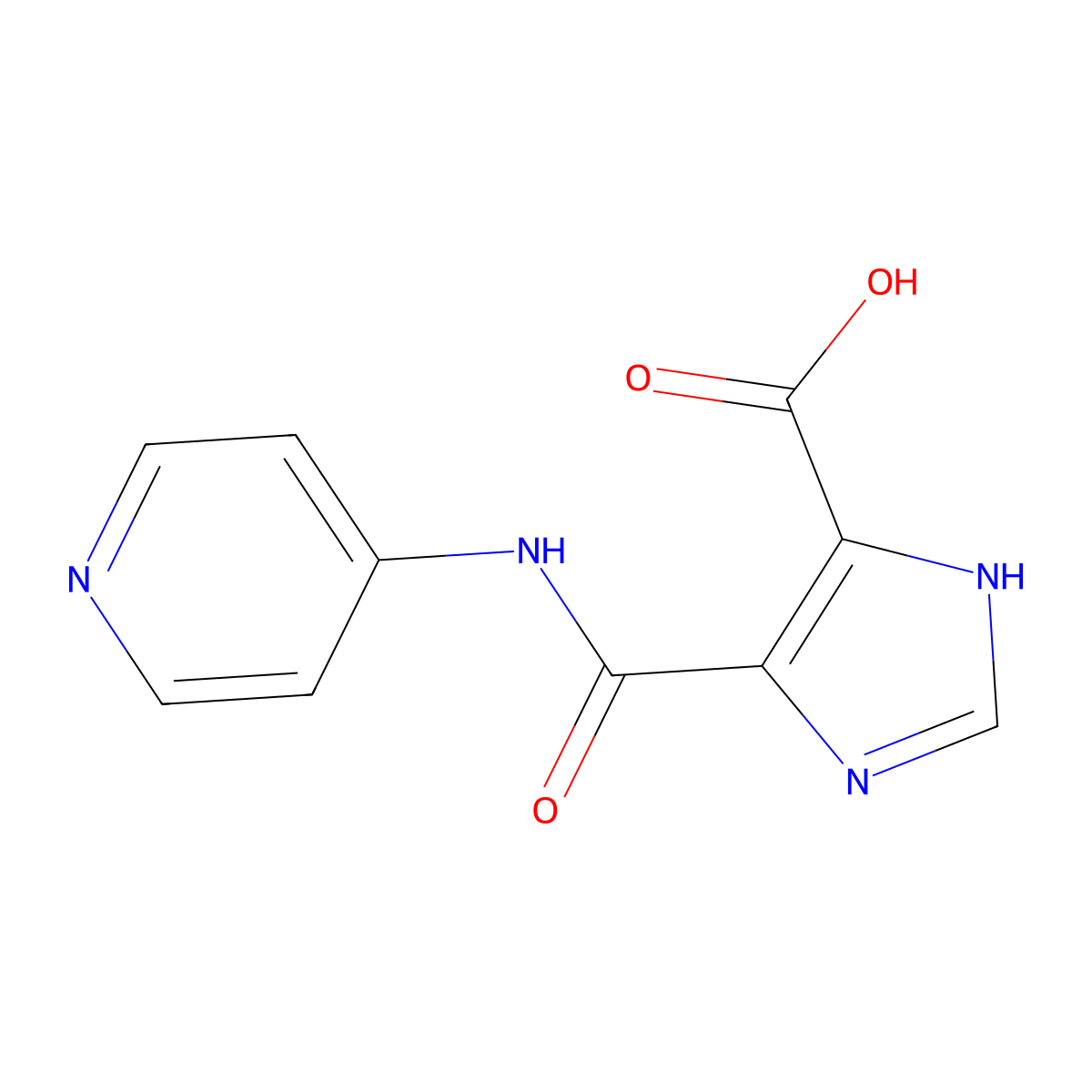 5-(Pyridin-4-ylcarbamoyl)-3H-imidazole-4-carboxylic acid molecular structure, CAS 627470-18-2