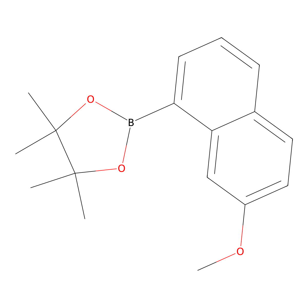 2-(7-Methoxynaphthalen-1-yl)-4,4,5,5-tetramethyl-1,3,2-dioxaborolane molecular structure, CAS 627525-98-8