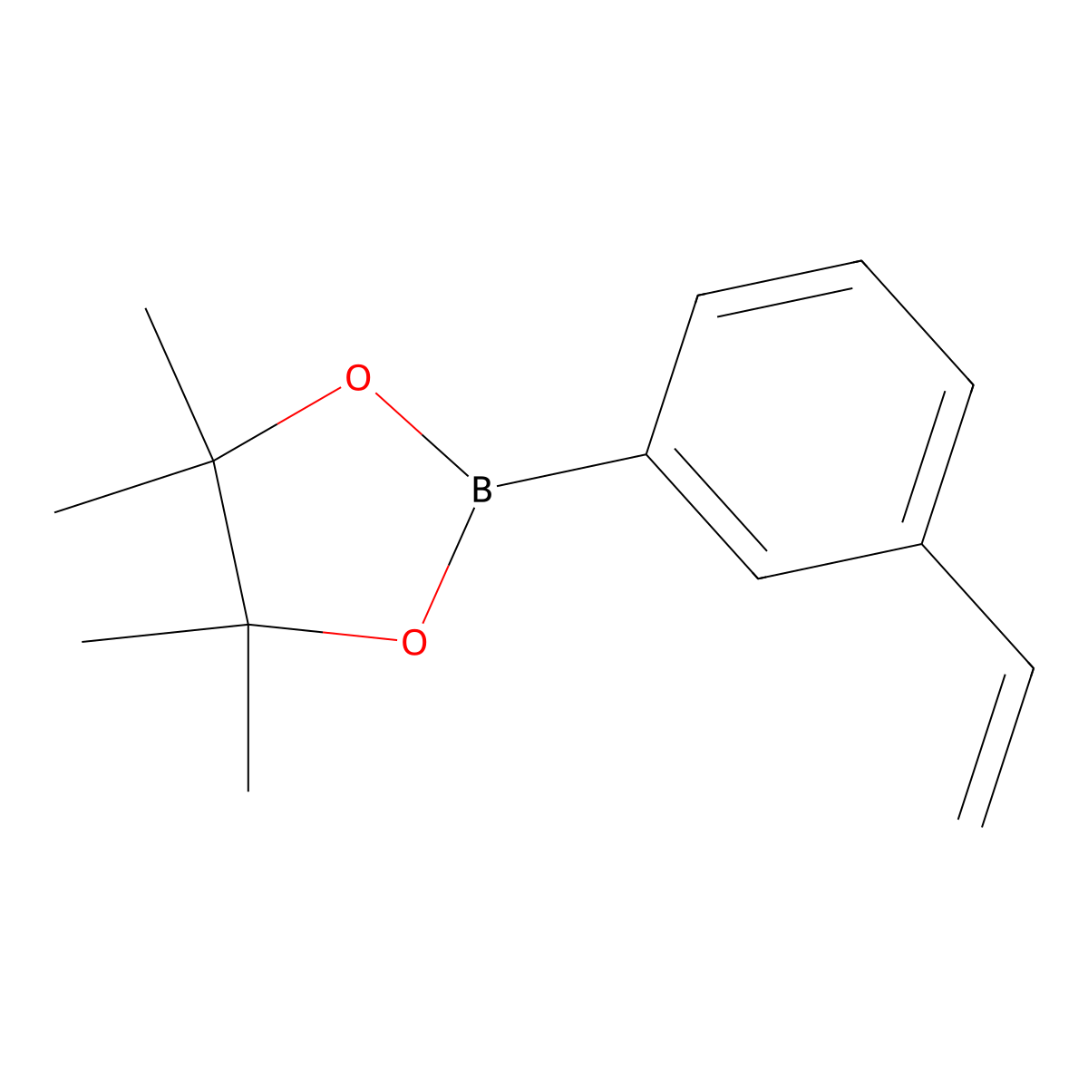 2-(3-Ethenylphenyl)-4,4,5,5-tetramethyl-1,3,2-dioxaborolane molecular structure, CAS 627525-99-9