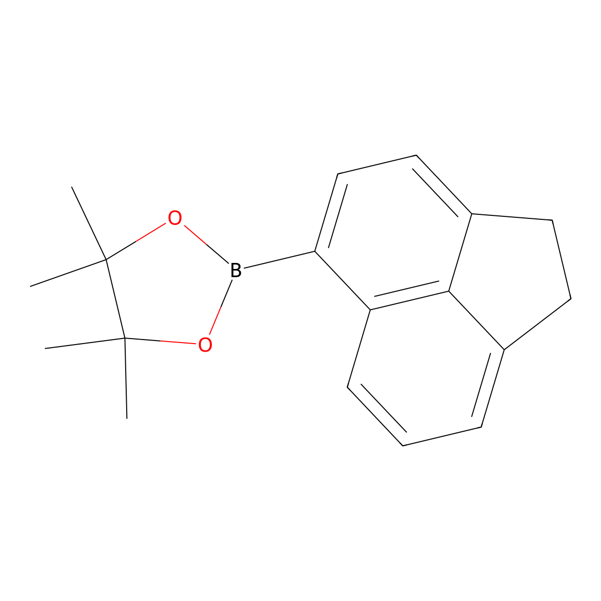 2-(1,2-Dihydroacenaphthylen-5-yl)-4,4,5,5-tetramethyl-1,3,2-dioxaborolane molecular structure, CAS 627526-26-5