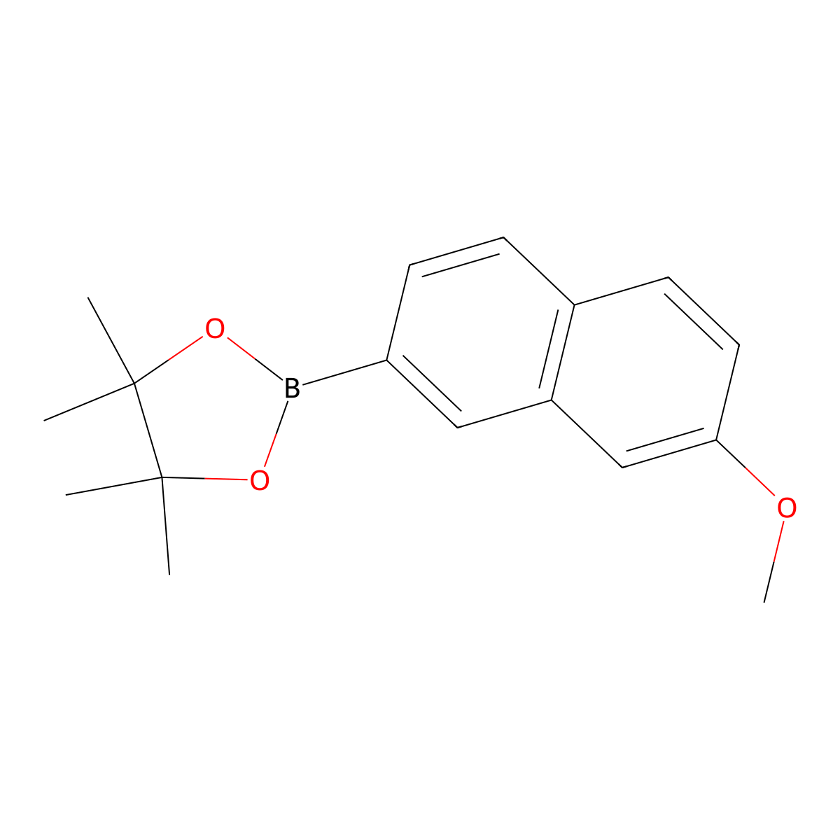 2-(7-Methoxynaphthalen-2-yl)-4,4,5,5-tetramethyl-1,3,2-dioxaborolane molecular structure, CAS 627526-31-2